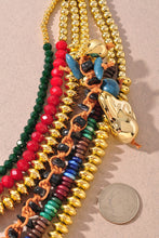 Load image into Gallery viewer, NEWEST ARRIVAL Gold Multi Beaded Strand Necklace
