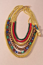 Load image into Gallery viewer, NEWEST ARRIVAL Gold Multi Beaded Strand Necklace
