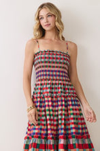 Load image into Gallery viewer, NEWEST ARRIVAL Multi Bold Plaid Ankle Length Dress
