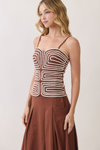 Load image into Gallery viewer, NEWEST ARRIVAL *PREORDER 9/24* Brown Contrast Piping Maxi Skirt Set
