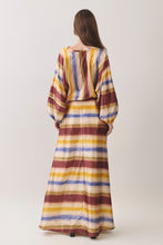 Load image into Gallery viewer, NEWEST ARRIVAL *PREORDER 10/16* Fall Watercolor Striped Maxi Skirt Set
