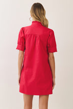 Load image into Gallery viewer, NEWEST ARRIVAL *PREORDER 9/24* Red Ruffle Trim Dress
