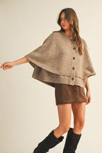Load image into Gallery viewer, NEWEST ARRIVAL Knit Cardigan Cape Sweater
