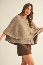 Load image into Gallery viewer, NEWEST ARRIVAL Knit Cardigan Cape Sweater
