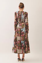Load image into Gallery viewer, NEWEST ARRIVAL *PREORDER 10/9* Brown Patchwork Crop Maxi Skirt Set
