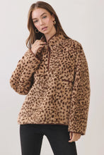 Load image into Gallery viewer, NEWEST ARRIVAL Faux Fur Leopard Print Pullover Sherpa
