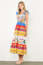 Load image into Gallery viewer, NEWEST ARRIVAL Colorful Zoo Animal Midi Dress
