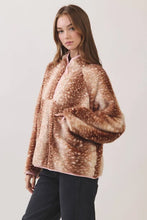 Load image into Gallery viewer, NEWEST ARRIVAL Faux Fur Deer Print Pullover Sherpa
