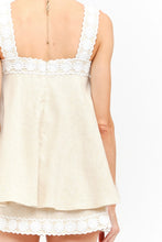 Load image into Gallery viewer, NEWEST ARRIVAL Natural Linen Layered Mini Dress
