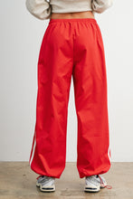 Load image into Gallery viewer, NEWEST ARRIVAL Red/White Striped Drawstring Cuffed Pants
