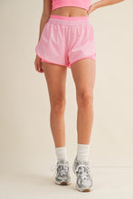 Load image into Gallery viewer, NEWEST ARRIVAL Pink Double Layered Running Shorts
