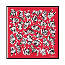 Load image into Gallery viewer, NEWEST ARRIVAL Sic’Em Georgia Bulldog Satin Scarf
