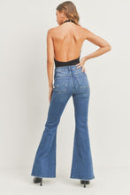Load image into Gallery viewer, NEWEST ARRIVAL JBD Low Rise Dark Wash Flare Denim Jeans
