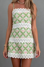 Load image into Gallery viewer, NEWEST ARRIVAL *PREORDER 5/29* Green Geometric Dress
