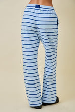 Load image into Gallery viewer, NEWEST ARRIVAL Blue/Navy Striped Lounge Pants Set
