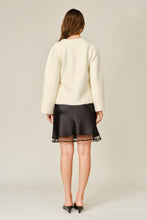 Load image into Gallery viewer, NEWEST ARRIVAL Cream Cozy Waist Tie Cardigan
