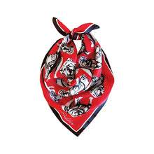 Load image into Gallery viewer, NEWEST ARRIVAL Sic’Em Georgia Bulldog Satin Scarf
