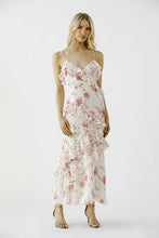 Load image into Gallery viewer, Sweet Pink Floral Maxi Dress
