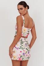 Load image into Gallery viewer, LAST ONE Floral Embellished Mini Skirt Set
