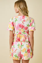 Load image into Gallery viewer, NEWEST ARRIVAL White Floral Eyelet Peplum Blouse
