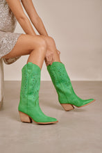 Load image into Gallery viewer, RESTOCKED Green Western Boots
