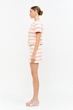 Load image into Gallery viewer, NEWEST ARRIVAL Baby Pink Striped Mini Skirt Set
