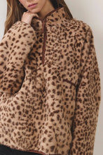 Load image into Gallery viewer, NEWEST ARRIVAL Faux Fur Leopard Print Pullover Sherpa
