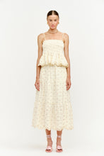 Load image into Gallery viewer, NEWEST ARRIVAL Butter Yellow Floral Midi Skirt Set
