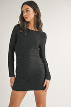 Load image into Gallery viewer, NEWEST ARRIVAL Black Fitted Mini Dress
