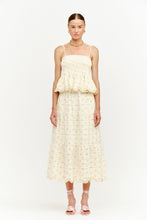 Load image into Gallery viewer, NEWEST ARRIVAL Butter Yellow Floral Midi Skirt Set

