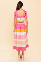 Load image into Gallery viewer, NEWEST ARRIVAL Pink/Orange Midi Skirt Set
