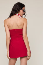 Load image into Gallery viewer, NEWEST ARRIVAL Red Strapless A-Line Mini Dress

