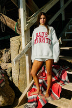 Load image into Gallery viewer, NEWEST ARRIVAL Reversible “Dad’s Favorite/Mom’s Favorite” Gray Mockneck
