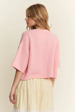 Load image into Gallery viewer, NEWEST ARRIVAL Pink Cropped Fuzzy Boxy Cardigan
