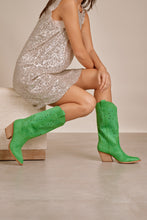Load image into Gallery viewer, RESTOCKED Green Western Boots

