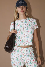 Load image into Gallery viewer, NEWEST ARRIVAL Cream Christmas Print Lounge Set
