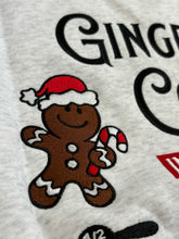 Load image into Gallery viewer, Gray Gingerbread Recipe Embroidered Crewneck
