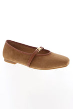 Load image into Gallery viewer, NEWEST ARRIVAL *PREORDER 9/14* Camel Suede Ballet Flats
