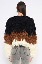 Load image into Gallery viewer, FINAL SALE Black Tier Fringe Jacket
