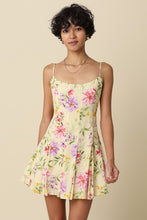 Load image into Gallery viewer, NEWEST ARRIVAL Yellow Floral Flare Dress

