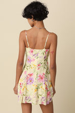 Load image into Gallery viewer, NEWEST ARRIVAL Yellow Floral Flare Dress
