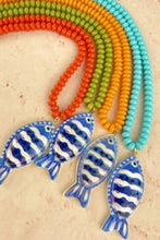 Load image into Gallery viewer, NEWEST ARRIVAL *PREORDER 6/26* Beaded Fish Necklace
