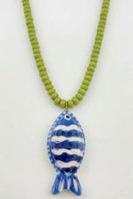 Load image into Gallery viewer, NEWEST ARRIVAL *PREORDER 6/26* Beaded Fish Necklace
