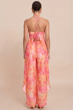 Load image into Gallery viewer, NEWEST ARRIVAL *PREORDER 6/26* Peach Coral Split Open Top with Pants Set
