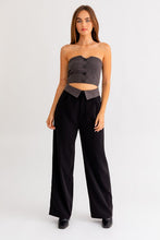 Load image into Gallery viewer, FINAL SALE Gray/Black Blazer Style Jumpsuit
