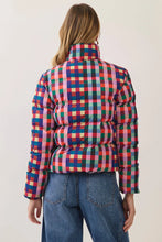 Load image into Gallery viewer, NEWEST ARRIVAL Bold Colorful Check Puffer Jacket
