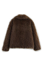 Load image into Gallery viewer, NEWEST ARRIVAL RESTOCKED Brown Faux Fur Coat
