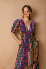 Load image into Gallery viewer, NEWEST ARRIVAL Fall Pine Harvest Paisley Print Maxi Dress
