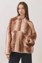 Load image into Gallery viewer, NEWEST ARRIVAL Faux Fur Deer Print Pullover Sherpa
