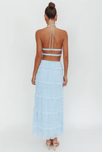 Load image into Gallery viewer, NEWEST ARRIVAL Blue Resort Maxi Skirt Set
